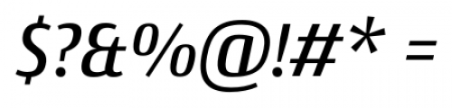 Conto Narrow Medium Italic Font OTHER CHARS
