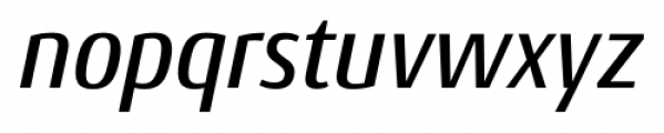 Conto Narrow Medium Italic Font LOWERCASE