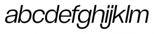 Coolvetica Light Italic Font LOWERCASE
