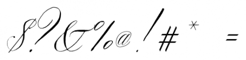 Copperlove Regular Font OTHER CHARS