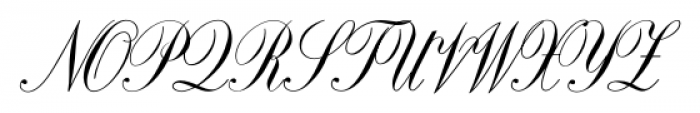Copperplate Script CT Regular Font UPPERCASE