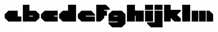 CorTen Closed Fat Font LOWERCASE