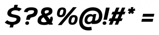 Corbert ExtraBold Italic Font OTHER CHARS