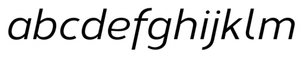 Corbert Medium Italic Font LOWERCASE