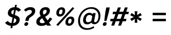 Core Sans A 55 Medium Italic Font OTHER CHARS