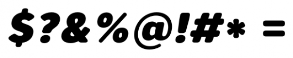 Core Sans AR 85 Heavy Italic Font OTHER CHARS