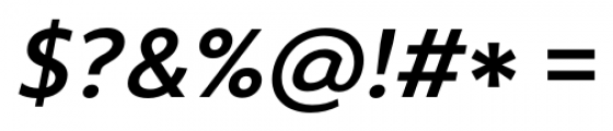 Core Sans B 45 Medium Italic Font OTHER CHARS