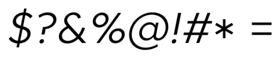 Core Sans C 35 Light Italic Font OTHER CHARS