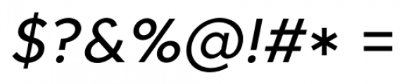 Core Sans C 45 Italic Font OTHER CHARS