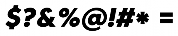 Core Sans C 85 Heavy Italic Font OTHER CHARS