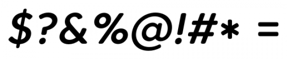 Core Sans CR 55 Medium Italic Font OTHER CHARS