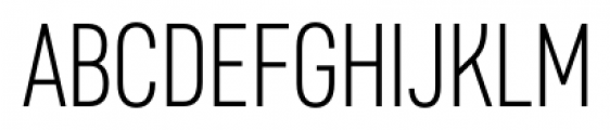 Core Sans D 27 Cn Light Font UPPERCASE