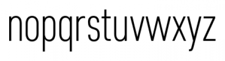 Core Sans D 27 Cn Light Font LOWERCASE