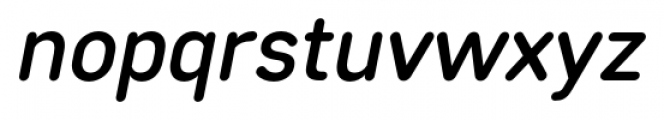 Core Sans DS 45 Medium Italic Font LOWERCASE