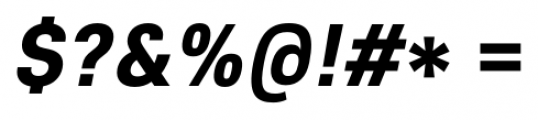 Core Sans E 75 Extra Bold Italic Font OTHER CHARS