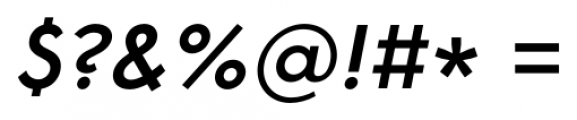Core Sans G 55 Medium Italic Font OTHER CHARS