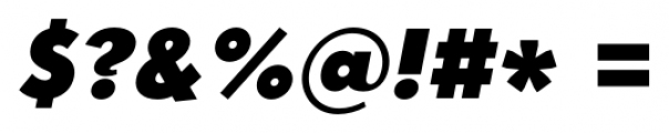 Core Sans G 95 Black Italic Font OTHER CHARS