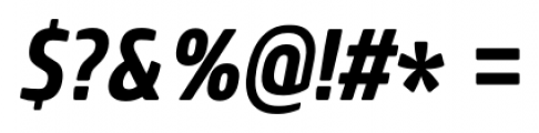 Core Sans M 67 Cn Bold Italic Font OTHER CHARS