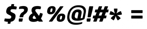 Core Sans M 75 ExtraBold Italic Font OTHER CHARS