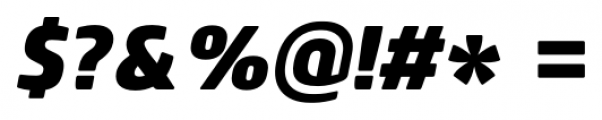 Core Sans M 85 Heavy Italic Font OTHER CHARS