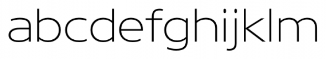 Core Sans N 23 Ex ExtraLight Font LOWERCASE