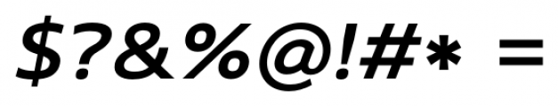 Core Sans N 53 Ex Medium Italic Font OTHER CHARS