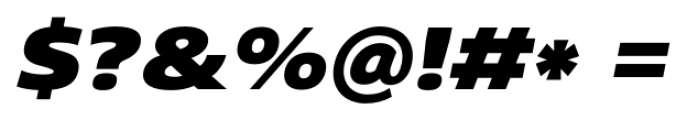 Core Sans N 93 Ex Black Italic Font OTHER CHARS