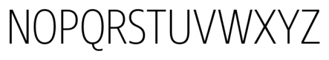 Core Sans N SC 27 Cn ExtraLight Font UPPERCASE