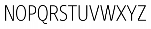 Core Sans N SC 27 Cn ExtraLight Font LOWERCASE