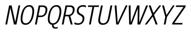 Core Sans N SC 37 Cn Light Italic Font UPPERCASE