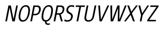 Core Sans N SC 37 Cn Light Italic Font LOWERCASE