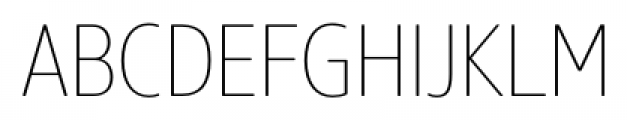 Core Sans NR SC 17 Cn Thin Font LOWERCASE