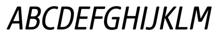 Core Sans NR SC 47 Cn Italic Font UPPERCASE