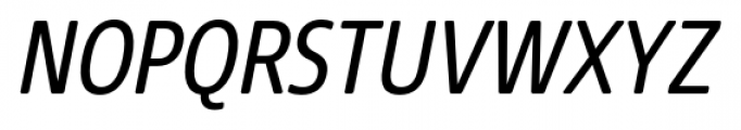 Core Sans NR SC 47 Cn Italic Font UPPERCASE