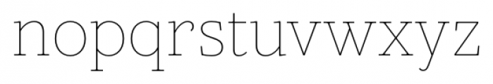 Core Serif N 15 Thin Font LOWERCASE