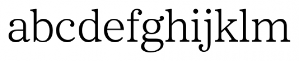 Core Serif N 25 Light Font LOWERCASE