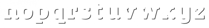 Core Slab M Ice Font LOWERCASE