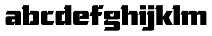 Cornered Regular Font LOWERCASE