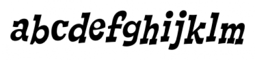 Cornpile Bold Italic Font LOWERCASE