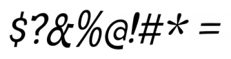Cornpile Italic Font OTHER CHARS