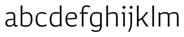 Corpo Sans Light Font LOWERCASE