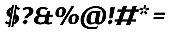 Corpo Serif Bold Italic Font OTHER CHARS