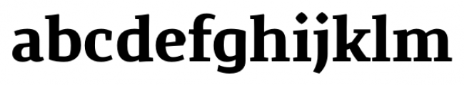 Corpo Serif Bold Font LOWERCASE
