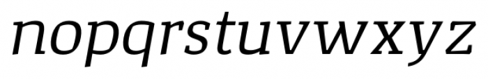 Corpo Serif Italic Font LOWERCASE