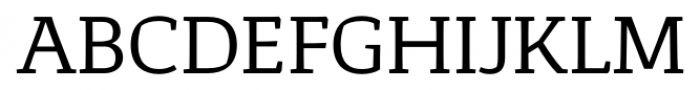 Corpo Serif Regular Font UPPERCASE