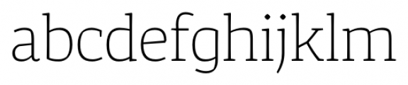 Corpo Serif Ultra Light Font LOWERCASE