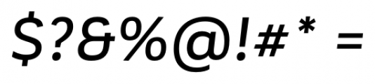 Corporative Alt Medium Italic Font OTHER CHARS