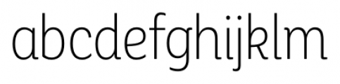 Corporative Condensed Alt Light Font LOWERCASE