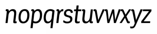Corporative Condensed Italic Font LOWERCASE