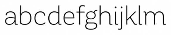 Corporative Light Font LOWERCASE